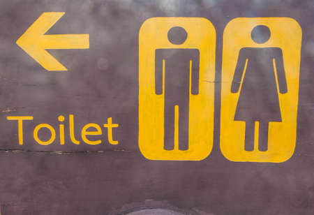 Man and women toilet signの写真素材