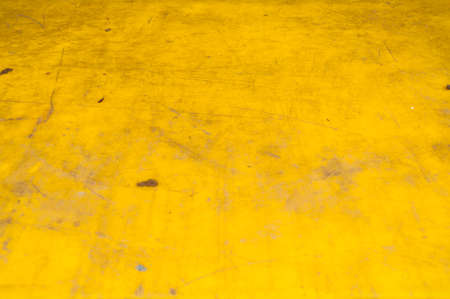 Rusty crack yellow wallの写真素材