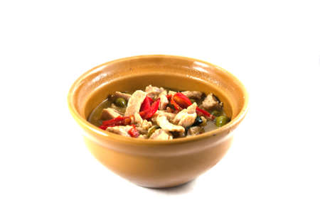 Thai green curryの写真素材