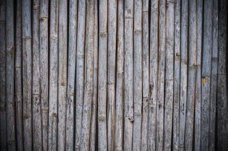Old bamboo table have scratch for backgroundの写真素材