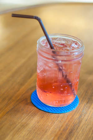 Refreshing summer drink with Strawberry