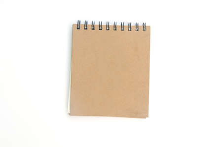 recycled paper notebook front coverの写真素材