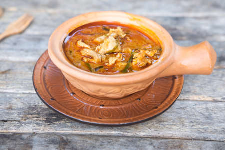 Thai panang pork curryの写真素材