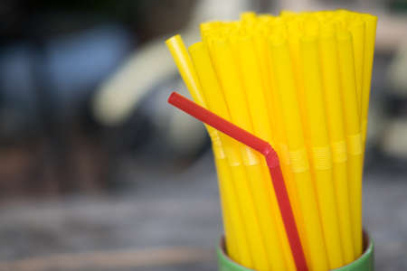 plastic drinking straws
