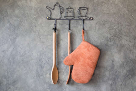 Glove for carry hot thing when finish cooking from a microwave and wood kitchenware
