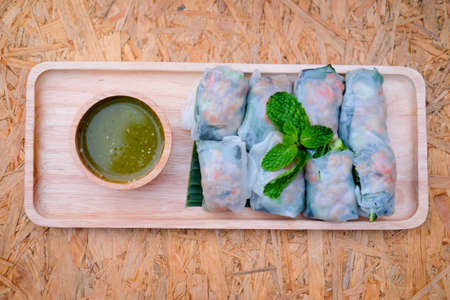 Spring rolls are a large variety of filled, appetizers food