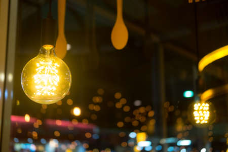light lamp electricity hanging decorate home interiorの写真素材