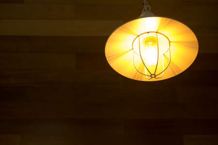 Light lamp electricity hanging decoration in homeの写真素材