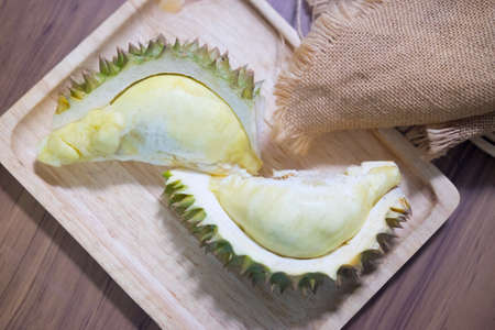 Traditional Thai fruit :Durian is the king of fruit in Thailand.の写真素材
