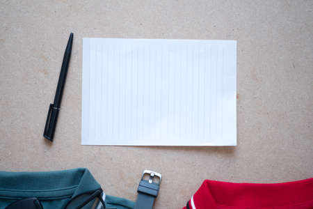 Men's accessories for recreation. men's business accessories. Top view composition.