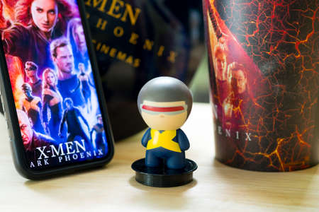 Bangkok,Thailand â€“ June 30, 2019: Advertising for the movie called X-Men Dark Phoenix with...