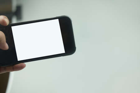 Man making selfie with cell phone