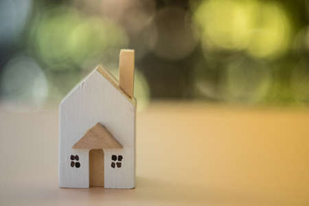Home real estate mortgage concept : House miniature modelの写真素材