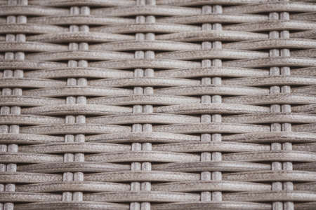 Seamless natural white bamboo wicker backgroundの写真素材