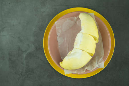 Close-up Thai durian. king of fruits and tropical fruit from Thailandの写真素材