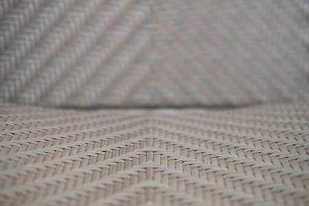 Weave plastic wicker pattern background. Close up