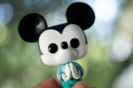 Bangkok, Thailand - January 14, 2021 : Mickey Go Thailand, Pop that blends Mickey Mouse, a...