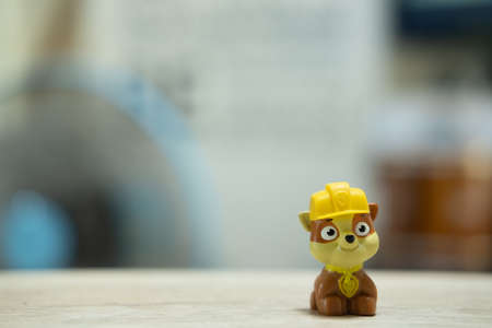 Bangkok, Thailand - May 22, 2021 : Toy of PAW patrol team. Heroes of the animated series. Canadian animated television series created by Keith Chapman.のeditorial素材