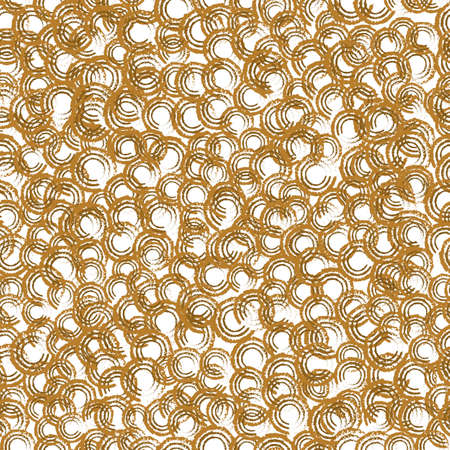 Modern minimalist abstract pattern circle brown. Creative collage contemporary seamless patterns. Fashionable template for design.の写真素材