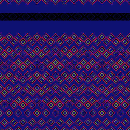 Floral geometric pattern.