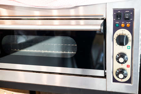 Bakery oven in home or cafe, close upの写真素材
