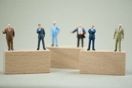 Conceptual photo of leader and leadership, law or political concept, which could represent decision making, leadership, teamwork and so on.の写真素材