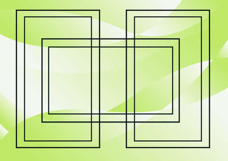 Minimal covers design. Colorful halftone green and white gradients.のイラスト素材