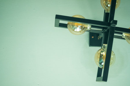 Decorative ceiling lights or hanging lights. Concept ideaの写真素材