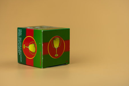 Bangkok, Thailand - December 25, 2022 : Golden Cup Balm Thailand Herb. Thailand Product, Balm is medicinal ointment made from herbs that has a pain-relieving remedy.のeditorial素材