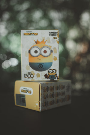 Bangkok, Thailand - October 27, 2023 : Minions Random Box, BOB 1.0, can be randomly selected up to...