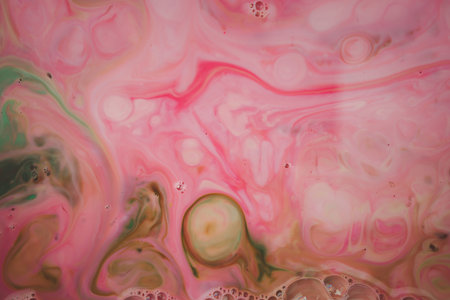 Beautiful colorful concept abstract vibrant pink liquid background texture. Surface of pinkの写真素材
