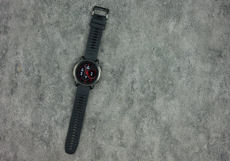 Bangkok, Thailand - January 24, 2024 : Garmin Epix Pro Gen 2. Ultimate high-performance smartwatch features and the best endurance score featureのeditorial素材