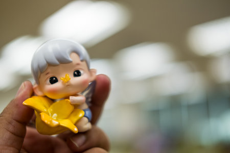 Samut Prakan, Thailand - May 1, 2024 : HACIPUPU In My Dream Series Figure, Bloom. The art toys from POP MARTのeditorial素材