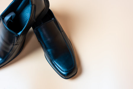 New black male footwear for used every day.の写真素材