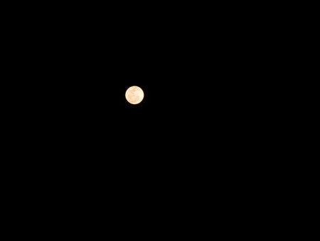 Night sky with full bright moon. Blood Moonの写真素材
