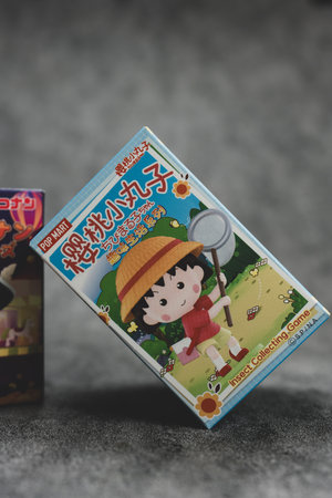 Bangkok, Thailand - June 6, 2024 : POP MART Chibi Maruko-chan's Interesting Life Series Blind Box.POP MART toyのeditorial素材