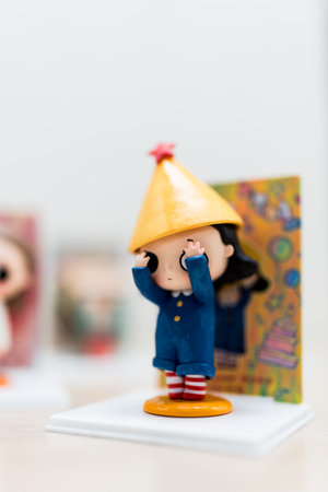 Bangkok, Thailand - June 6, 2024 : Pop Mart Unknown Road. Nyota's Fluffy Life Series Figures. A whole set contains 12 blind boxesのeditorial素材