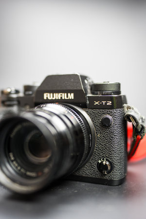Bangkok, Thailand - June 6, 2024 : Photo of FUJIFILM X-T2, 24 megapixels, 4K video mirrorless cameraのeditorial素材