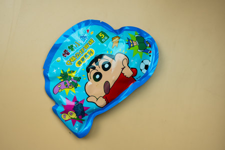 Bangkok, Thailand - June 9, 2024 : A Packaging
with Crayon Shin chan Q Cute Doll Mini Changing Series. Shin-chan mini model from UNiPOP brand.のeditorial素材