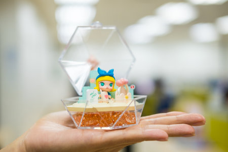 Bangkok, Thailand - June 30, 2024 : Wishes at Your Fingertips Series Scene Set. As Long as You Love ME from Pop martのeditorial素材