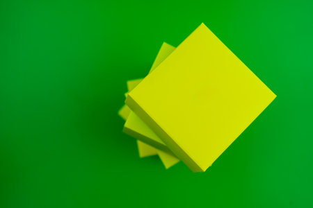 Cubes paper box, the simple and clean design of the box.の写真素材