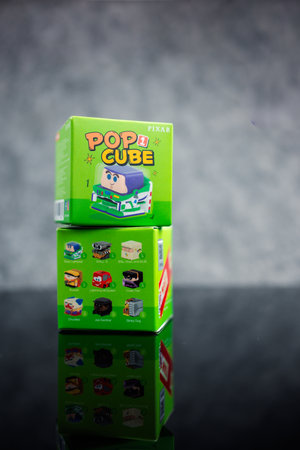Bangkok, Thailand - September 25, 2024 : Blind box or surprise toy from POP MART this collection of...