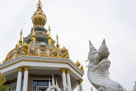 Wat Thung Setthi. A Hidden Gem of Spiritual Serenity in Khon Kaen. The background of an important...