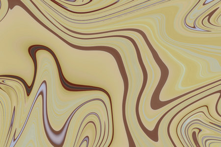 Abstract yellow background liquid liner. Yellow fabric texture background. Wave Liquid shape color background.の写真素材