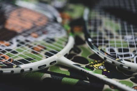 Bangkok, Thailand - June 04, 2026 : VICTOR x BABY MILO Collection. Badminton equipment brand from VICTOR
