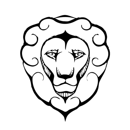 Lion Head Symbolのイラスト素材