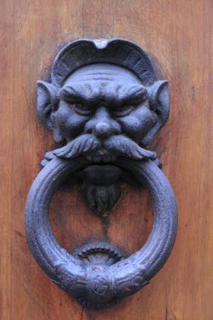 doorknocker detail, Florence, Italy.の写真素材