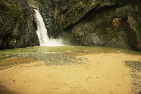 Salto Jimenoa Uno waterfall, Jarabacoa, Dominican Republic