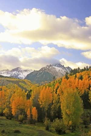 Mount Sneffels Range, Colorado, USAの写真素材