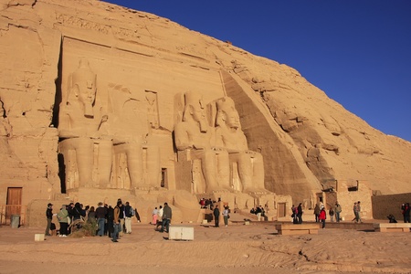 The Great temple of Abu Simbel, Nubia, Egyptのeditorial素材